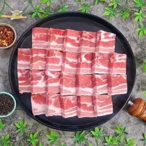 VGD 칠레산 고원돈 에어프라이어 삼겹살 토막절단 1kg