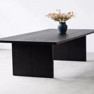 블랙 사각 다이닝테이블 북유럽 원형 주방테이블 상판 넓은 공간활용 식당