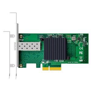 인텔 82599EN 컨트롤러, PCIE 2.0 X4 인터페이스, Windows 11 /10 /Windows Server /Linux /ESX /VMware ESCI 지원(Mac OS 지원하지 않음)이 있는 GLOTrends ST7315 1포트 10Gb SFP+ 이더넷 네트워크 카드