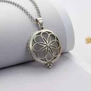 돋보기 배꽃 앤틱 목걸이 코끼리 7종 나비 노인 실버