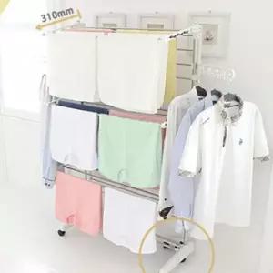 편리한빨랫대 스텐건조대 베란다 편리한 실내용 옷말리기 고급형 (WFK9KLG)