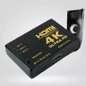 Coms HDMI 선택기 3대1 4K 공유기 영상 셀렉터 출력 영상 분배기