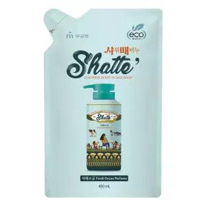 샤워때비누 사해소금 바디솝 리필 450ml 필링 필필 클렌저 클린서 각질제거 관리 묵은관리