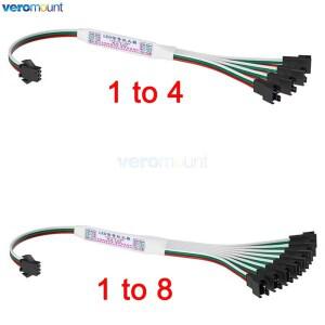 미니 소형 SPI 신호 증폭기 싱크 스플리터  픽셀 라이트 스트립 스트링 모듈 컨트롤러용  LED TTL-AMP  DC5