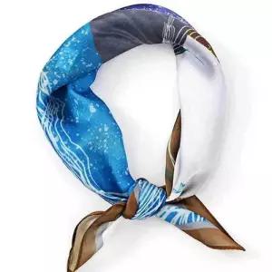 여성 미니 스카프 사각 블루마운틴 여름 멀티 봄 WFIKS6J