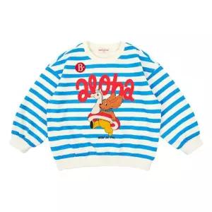 [롯데백화점]베베드피노 알로하 퍼피 스트라이프 스웨트셔츠_BP51MR336-N