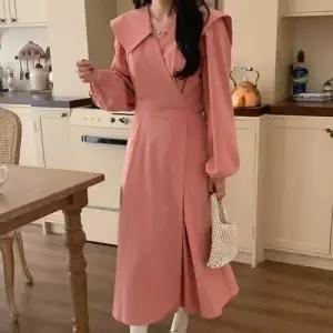 세일러카라 랜 디자인 허리스트링 어깨셔링 원피스 WE6B94A