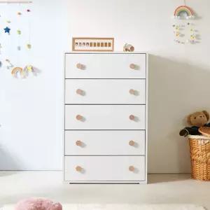 수납 낮은5단서랍 2colors 800서랍장 5단서랍장 낮은서랍