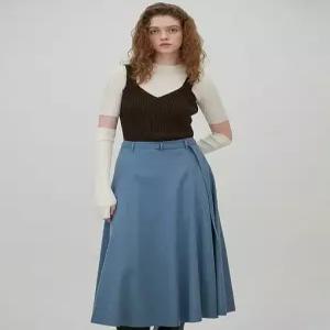 [랩][LAP] 벨티드 플레어 롱 스커트 AP4WSF61 (P003745652)