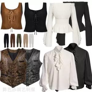 뮤지컬 공연 셔츠 무대 빅사이즈 연극 의상 중세의상 촬영