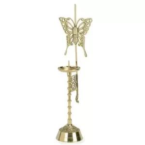 유기나비촛대 방짜유기 놋그릇 유기촛대 돌잔치 1개 (WFK9UDD)