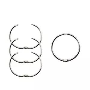 실버 원형 카드링 45mm 클릭링 제본 링 셀프 제본용 루즈링 카드분리링