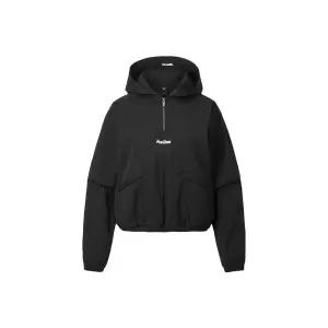 매장정품 MIZUNO 미즈노 여성용 나일론소재의 가벼운 우븐 크롭 아노락 바람막이 CROP ANORAK_32YE4750 912