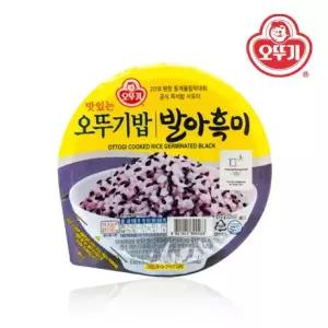 오뚜기 맛있는 오뚜기밥 발아흑미 210g 18개