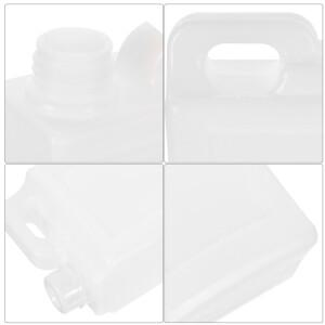 플라스틱 플랫 병 1L 흰색 빈 캡 다목적 넓은 입  디스펜스 보관 액체 포장 버킷