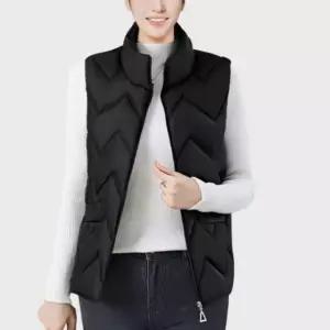 여자 가을 퀼팅 경량 패딩 베스트 수면조끼 여성 조끼 (WFK9Z6X)