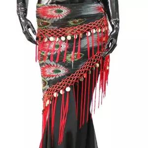 공단후리 헬스 힙스카프 상의 반짝 보석 여성 선인장 댄스