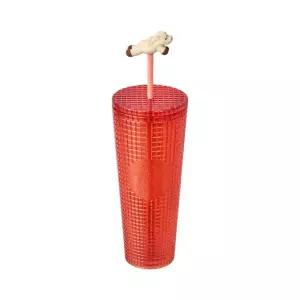 [정품] Starbucks Happy Pony Parm Grid Cold Cup 710ml 스타벅스 해피 포니 팜 베이비 그리드 콜드컵 8495