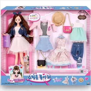 열일곱 미미 쇼핑을 좋아해 인형 옷입히기 패션 놀이 키즈역할놀이 여아장난감 인형놀이
