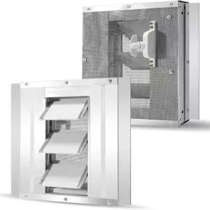 금속 메쉬가 있는 컨테이너 통풍구 배송 공기 순환 증가 결로 및 과열 방지 하우스 사무실 캐빈(2팩)에