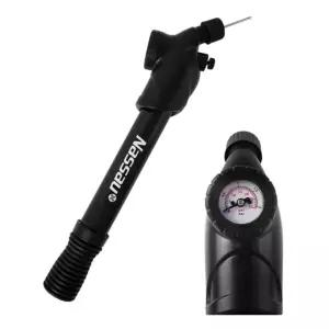 낫소 간편한 양방향 공기 게이지 펌프 편리한 튜브공기주입기 자전거펌프 자전거바람펌프 축구공바람 레져