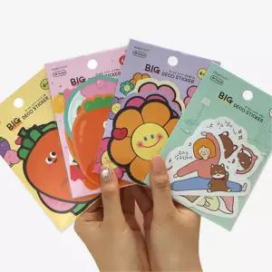 빅사이즈 소품 장식 데코레이션 스티커 10개 핸드폰케이스스티커 다이어리용스티커 꾸밈스티커