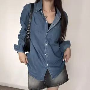 여성청남방 셔츠 여성데님셔츠 루즈핏청남방 루즈핏셔츠 데님