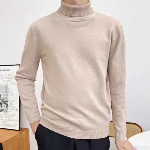 반집업니트 니트티셔츠 반목폴라 신축성 터틀넥 목폴라니트