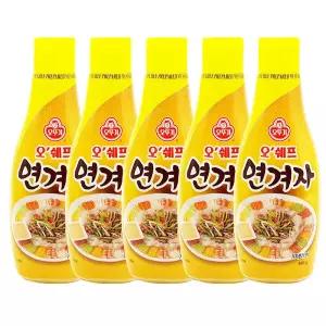 오뚜기 오쉐프 연겨자 480g x 5개 겨자 소스 냉면 2248987 J