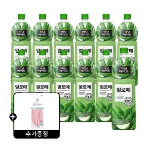 미닛메이드 알로에 1.5L 12페트 + 증정 키친글로브 2249405 J