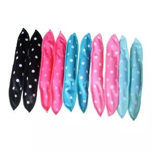 BAZEITFLOW 8pcs 스펀지 헤어 컬링기 여성 부드러운 롤러 자연스러운 웨이브 유연한 스타일링 도구 쉬운