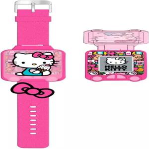 플라스틱 팔찌 GEN4148 헬로키티를 착용한 여아 라이센싱 디지털 자동 시계