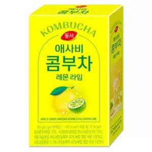 동서 애사비 콤부차 레몬 라임 10T (50g) 탕비실 다이어트 차 음료
