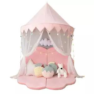 침대 캐노피 반원 공부방 공주 인테리어 인테리어 데코