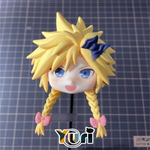 몽테조이 귀여운 활 게임 코스프레 인형 액세서리 애니메이션 FF7 클라우드 스트라이프 수제 OB11 헤어 가