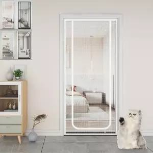 현관문 방묘문 지퍼방충문 안전문 칸막이 90x220cm