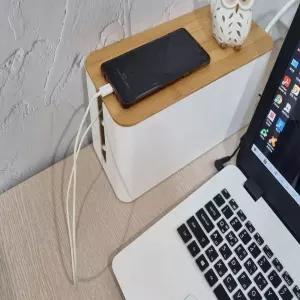 멀티탭 전선 정리함 인테리어 소품 커버 가리개