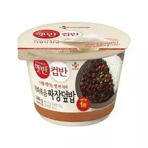 CJ 햇반직화볶음짜장덮밥컵반 280g(행사상품)
