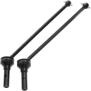 전면/후면 구동축 경화 45 강철 9550 1/8 트랙사스 슬레지 4WD 몬스터 트럭 95076-4 업가드 부품(블랙)