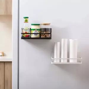 선반 고급 무타공 마그네틱 냉장고 주방 사이드 정리