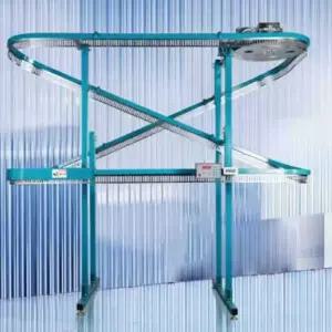 드라이클리닝 샵 2중 의류 녹색 컨베이어 660점 라인 Z형 정보