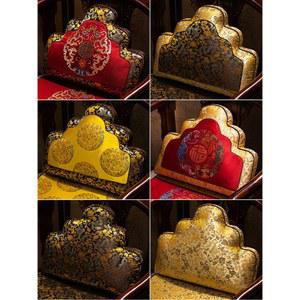 전통 보료 쿠션 소파 1개 베개 사극 블루 사각 녹색 매트 50x38x6 보료세트 금색