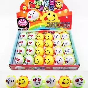 불빛팽이 6개 세트 어린이 장난감 놀이 한박스이 LED이 LED 이모지