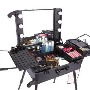 대형 메이크업 촬영 조명 24인치 박스 스냅 가방 블랙 웨딩 따뜻한 21인치