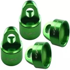 트랙사스 1/8 4WD 슬레지 몬스터 트럭 95076-4 - 4Pc 세트 그린용 GPM 옵션 및 오리지널 충격 흡수기용