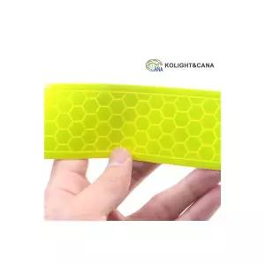 국산 고휘도 반사테이프 형광색 5cmx1M 접착 스티커 야간 안전 빛 반사띠 바닥 라인 반사지