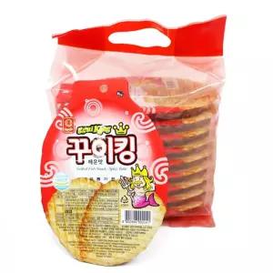 한진 꾸이킹 매운맛 22g X 10개 1묶음어포 조미 맥주용안주 편의점 쥐포 빼빼어 마른 건조 오징어