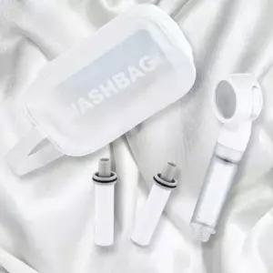 [콩심팥심]여행용 샤워기 휴대용샤워필터 파우치 출장 염소 필터