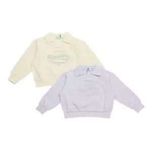 갤러리아 베네통키즈(26S)여아리본맨투맨 QAMT03611