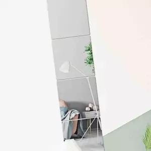 정사각 붙이는 아크릴 거울 신발장 현관 전신 욕실 WFIKS3V